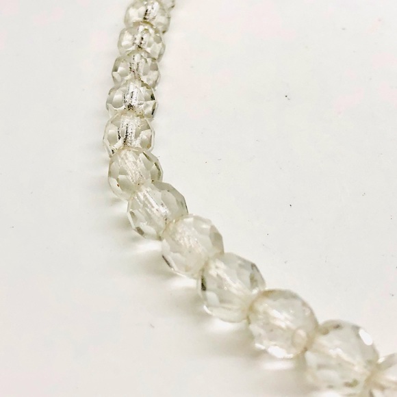 Vintage Deco Crystal Beas Necklace & AB crystal Earrings - Picture 9 of 11